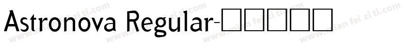 Astronova Regular字体转换